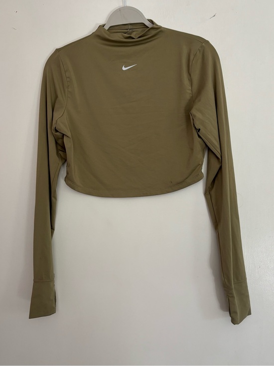 Nike Tops - Nike One Dri-FIT Luxe Long-Sleeve Cropped Training Top Green